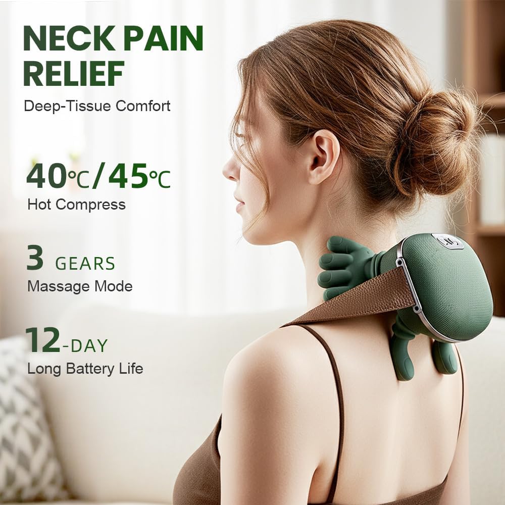 ✨Neck 4D Pain Relief Massager✨ 49% OFF 🎁 2025 Christmas Hot Sale 🎁